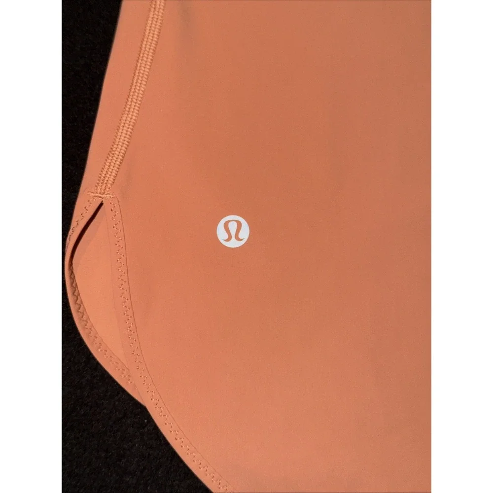 Lululemon Coastal Tank Top Burnt Orange Racerback Lightweight Women's Size‎ 14
